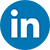 This image is the LinkedIn logo which is used to link the Diskover Data Curation Software team to their LinkedIn profile.